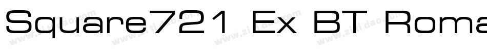 Square721 Ex BT Roman字体转换